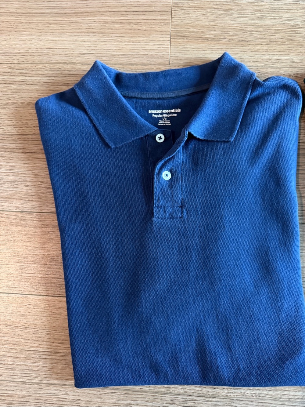 Amazon Essentials Men's Large Cotton Polo Shirts Set of 2 Navy Blue Green - Picture 2 of 13